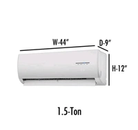DREAM eHOME PVC Blue Color Printed c 1.5TonAc Cover for Split Indoor - 1.5 Ton, Blue, PVC, Pack of1